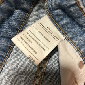 Kancan Jean shorts distressed